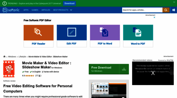 movie-maker-video-editor-slideshow-maker.en.softonic.com