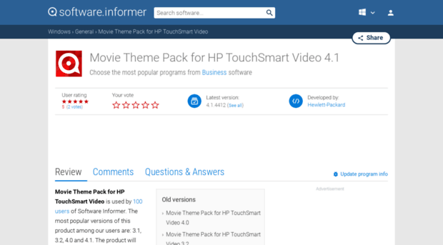 movie-theme-pack-for-hp-touchsmart-video.software.informer.com