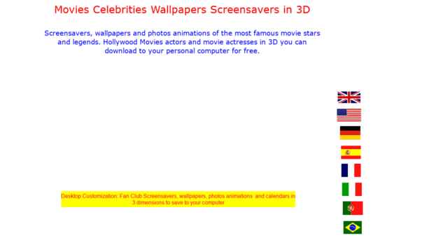 moviescelebritieswallpapersscreensavers.pages3d.net
