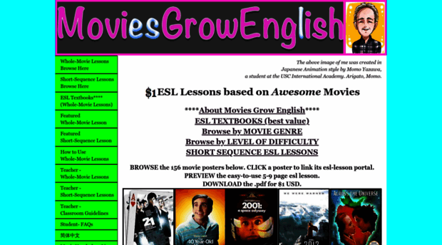 moviesgrowenglish.com