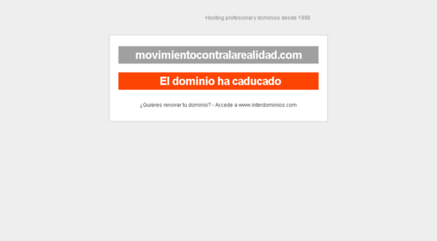 movimientocontralarealidad.com