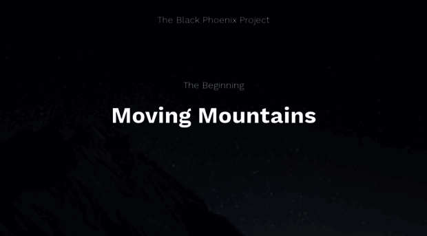 moving-mountains.theblackphoenixproject.com