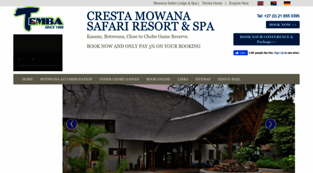 mowanasafarilodge.net