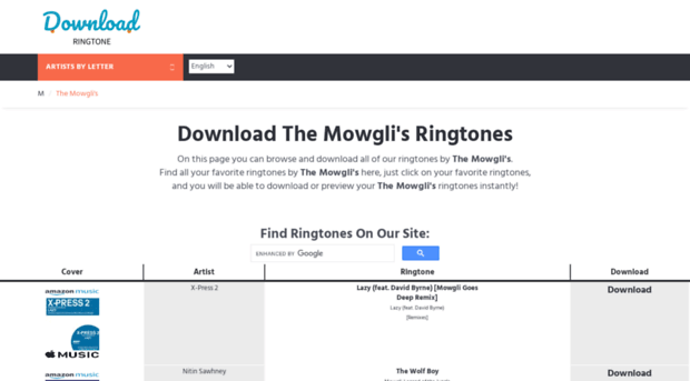 mowglis.download-ringtone.com