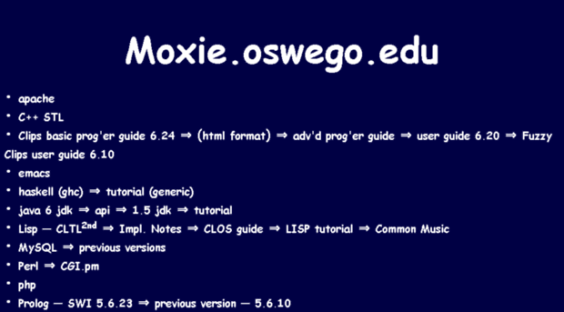 moxie.oswego.edu