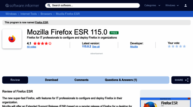 mozilla-firefox-esr.software.informer.com
