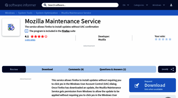 mozilla-maintenance-service.software.informer.com