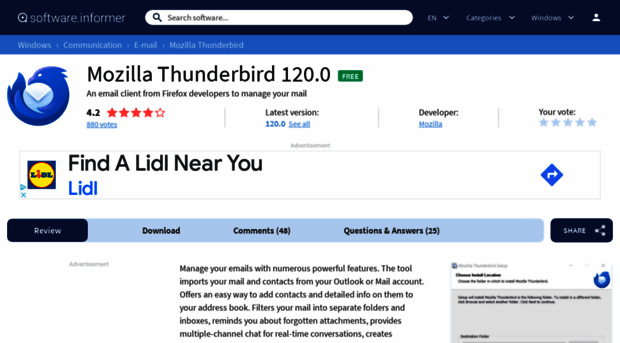 mozilla-thunderbird.software.informer.com