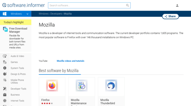 mozilla.software.informer.com