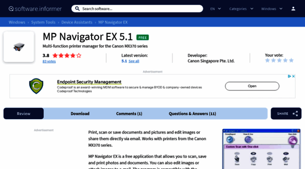 mp-navigator-ex.software.informer.com