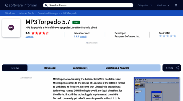 mp3torpedo.informer.com