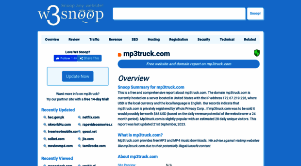 mp3truck.com.w3snoop.com