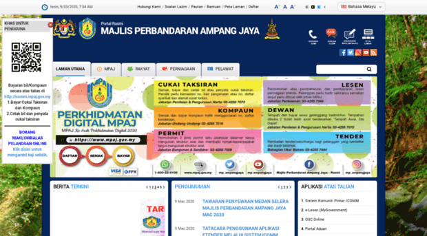 Mpaj Gov My Portal Rasmi Majlis Perbandara Mpaj Gov