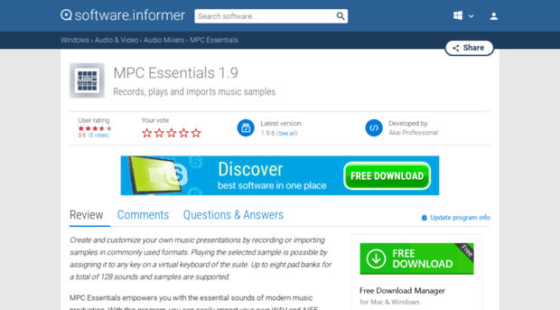 mpc-essentials.software.informer.com
