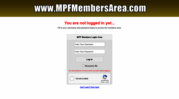 mpfmembersarea.com