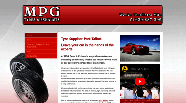 mpgtyresandexhausts.co.uk