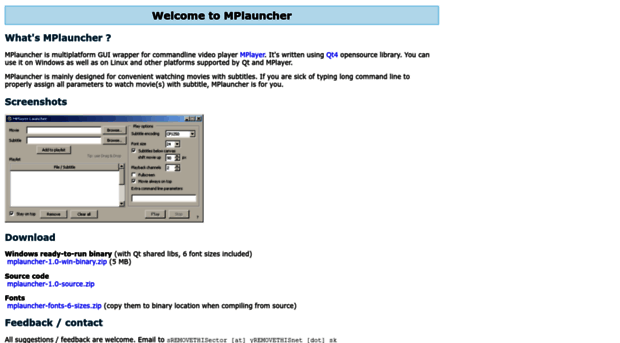 mplauncher.sourceforge.net