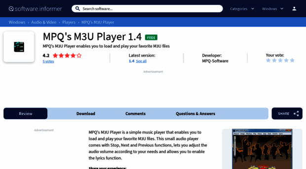 mpq-s-m3u-player.software.informer.com