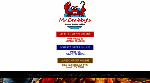 mrcrabbyseafood.com