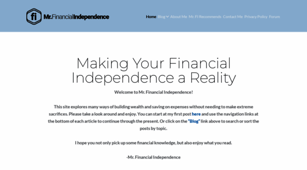 mrfinancialindependence.com