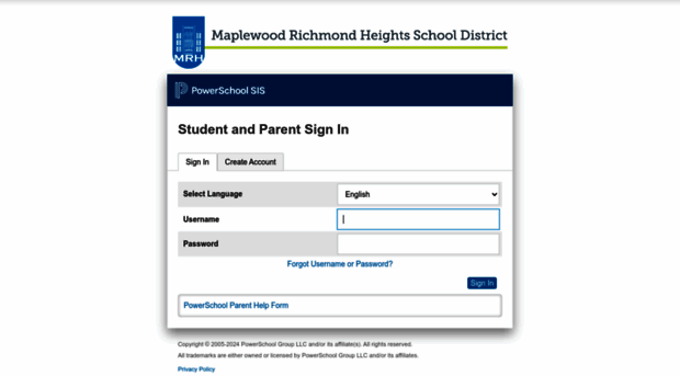 mrhsd.powerschool.com