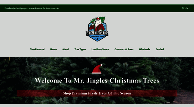 mrjingleschristmastrees.com