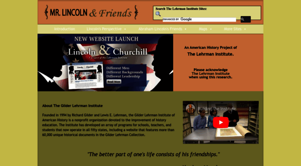 mrlincolnandfriends.org