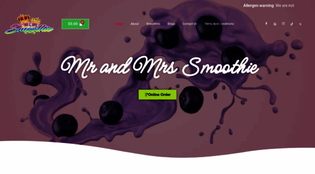 mrmrssmoothie.com