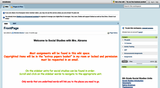 mrsabrams.pbworks.com