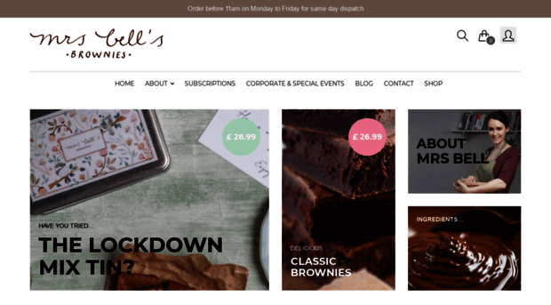 mrsbellsbrownies.com