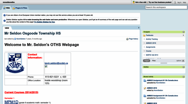 mrseldonoths.pbworks.com