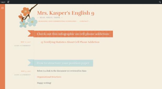 mrskasper9.edublogs.org