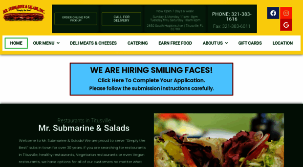 mrsubmarineandsalads.com