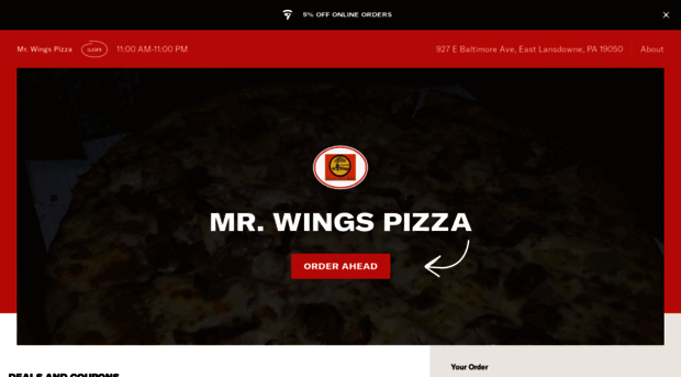 mrwingspizza.com