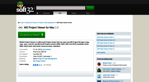 ms-project-viewer-for-mac.soft32.com