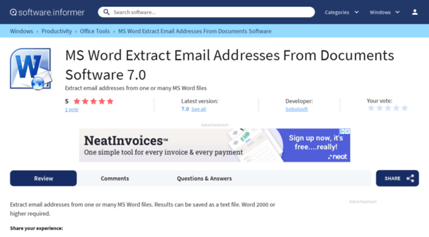 ms-word-extract-email-addresses-from-doc.software.informer.com