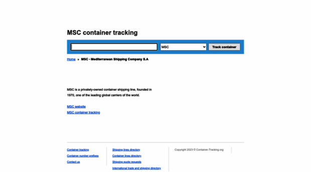 msc.container-tracking.org