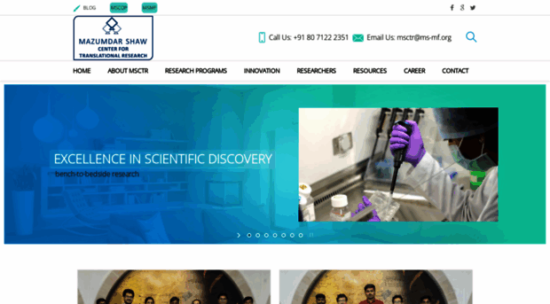 msctr.org - Home Page - MSCTR | Cancer Res... - MSCTR