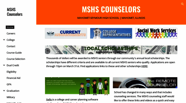 mshscounselors.com