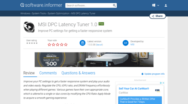 msi-dpc-latency-tuner.software.informer.com