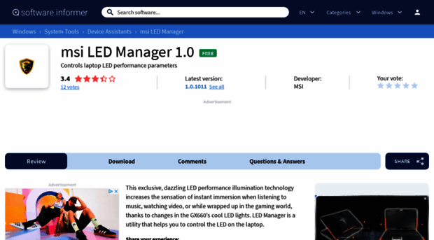 msi-led-manager.software.informer.com