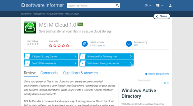 msi-m-cloud.software.informer.com