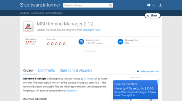 msi-remind-manager.software.informer.com