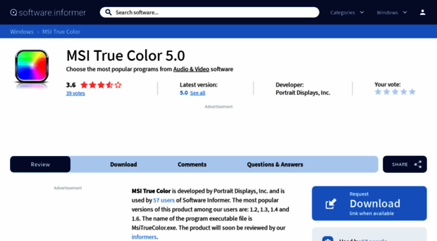 msi-true-color.software.informer.com