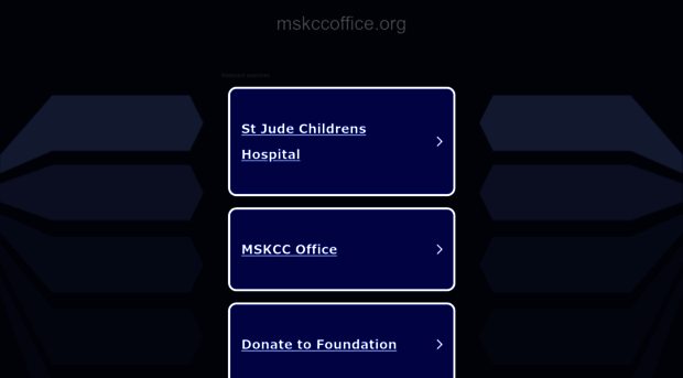 mskccoffice.org