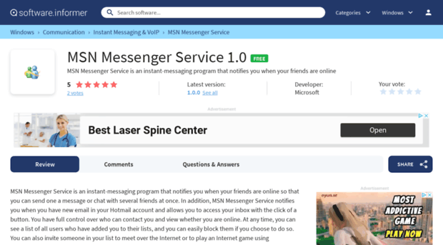msn-messenger-service.software.informer.com