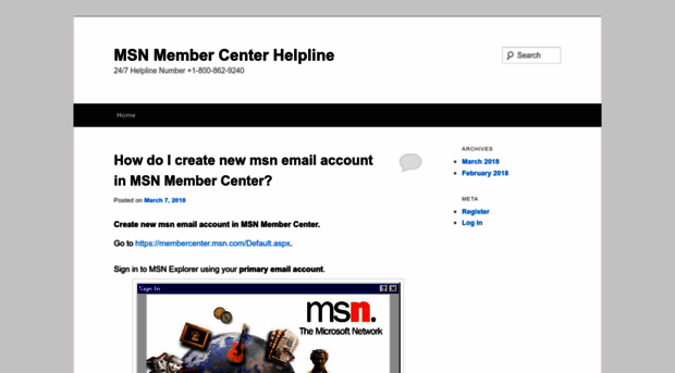 msnmembercenterhelpline.wordpress.com