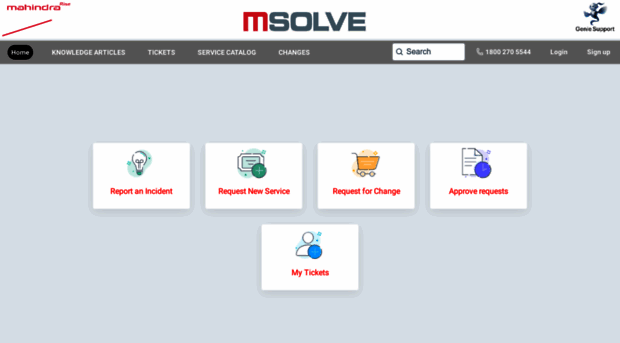 msolve.mahindra.com