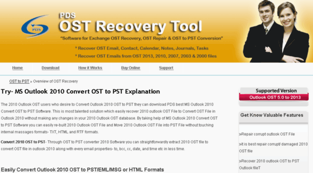 convert ost to pst outlook 2010