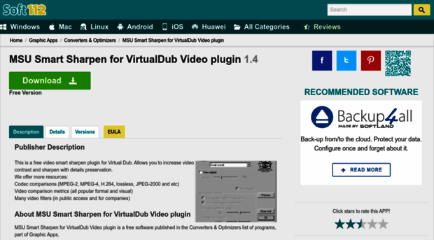 msu-smart-sharpen-for-virtualdub-video-plugin.soft112.com
